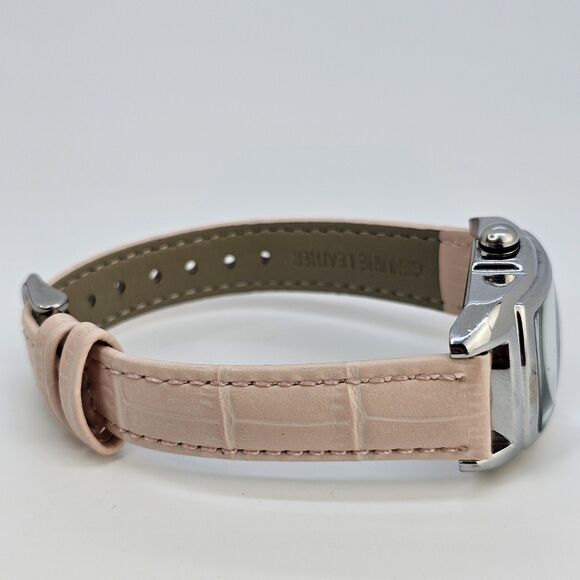 Activa Swiss Women\'s Watch 28MM Black Dial New Pink‎ Leather Bands New Battery